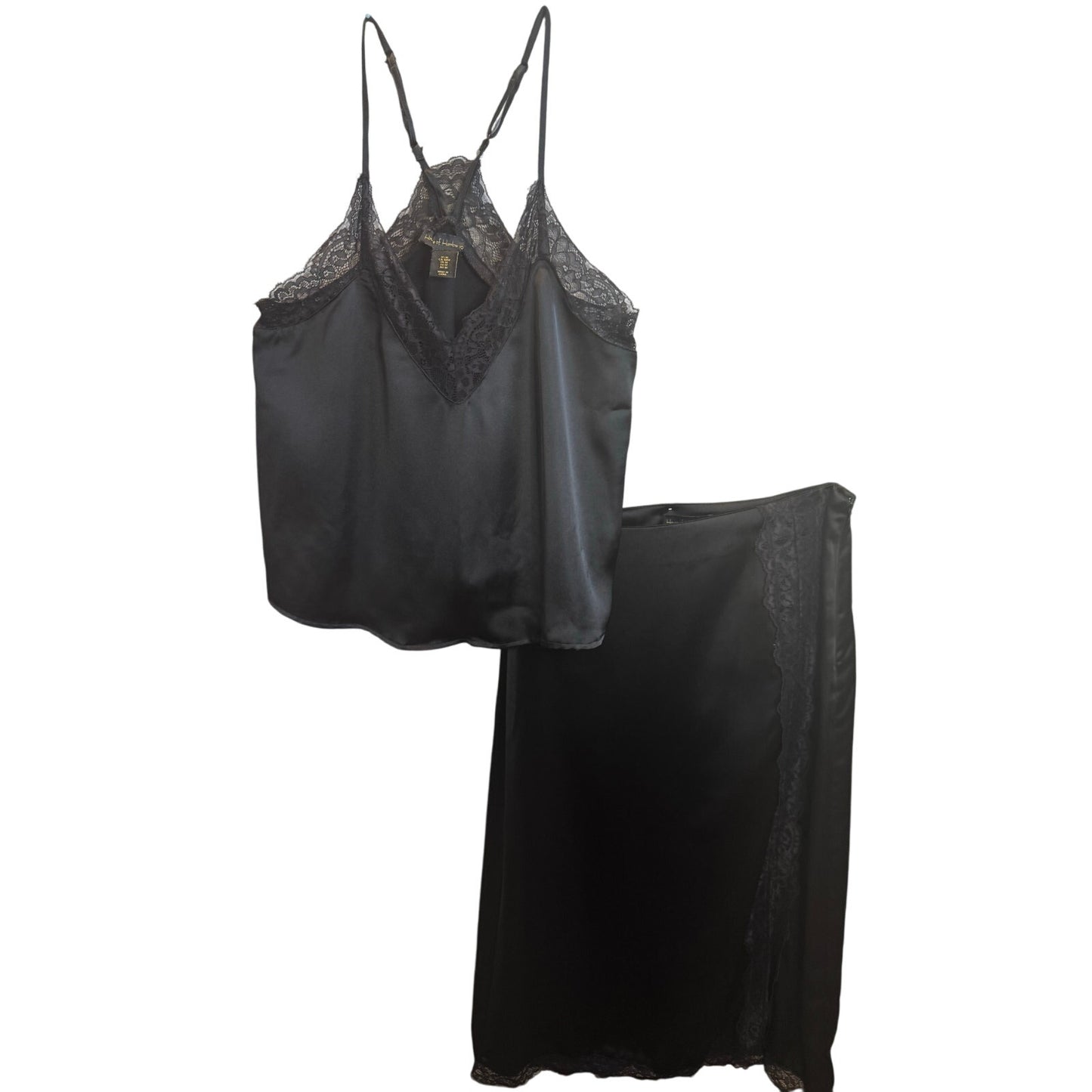 House of Harlow Satin and Lace set