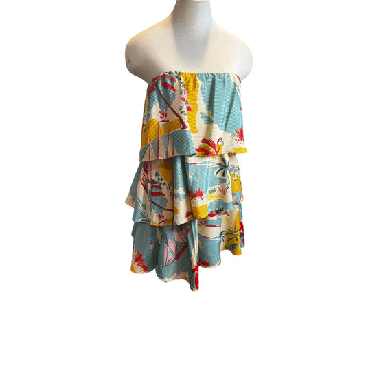 Strapless Ruffle Dress